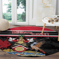 Trinidad and Tobago Round Carpet Together We Aspire Together We Achieve