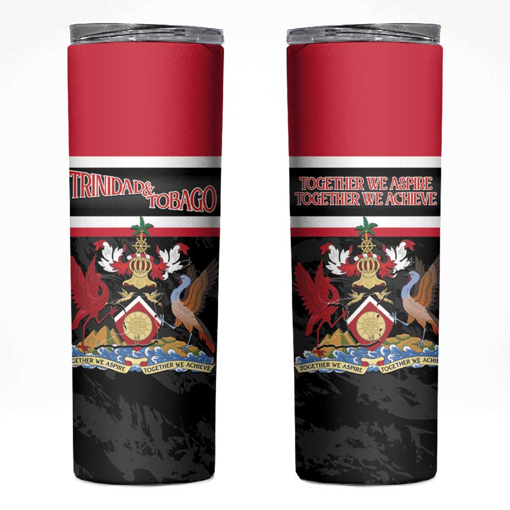Trinidad and Tobago Skinny Tumbler Together We Aspire Together We Achieve