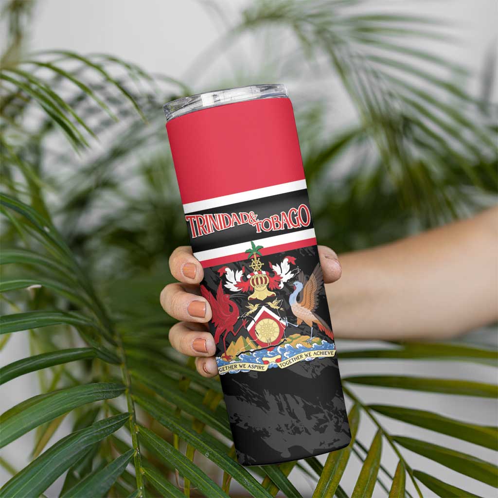 Trinidad and Tobago Skinny Tumbler Together We Aspire Together We Achieve