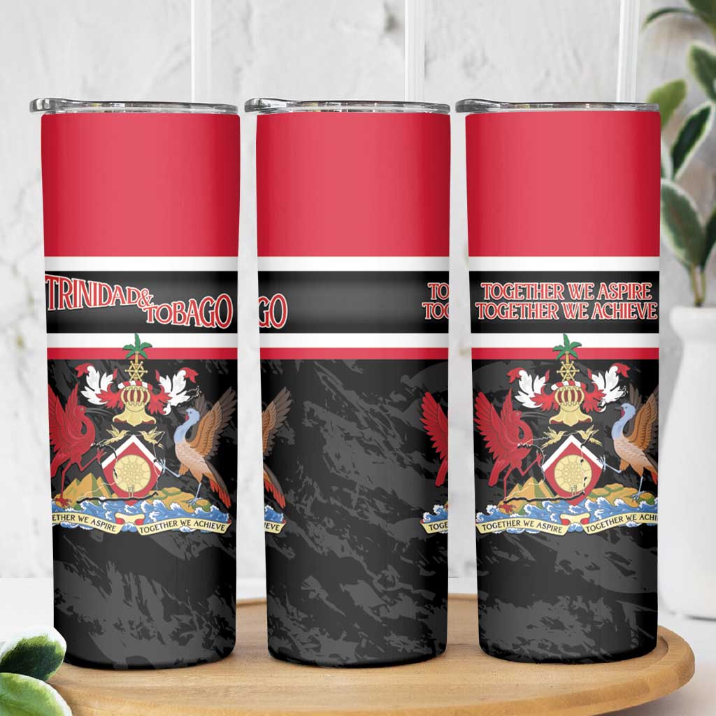 Trinidad and Tobago Skinny Tumbler Together We Aspire Together We Achieve