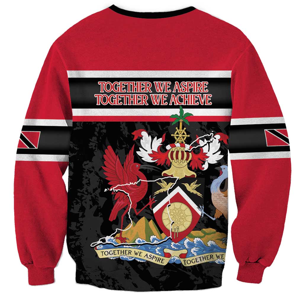 Trinidad and Tobago Sweatshirt Together We Aspire Together We Achieve