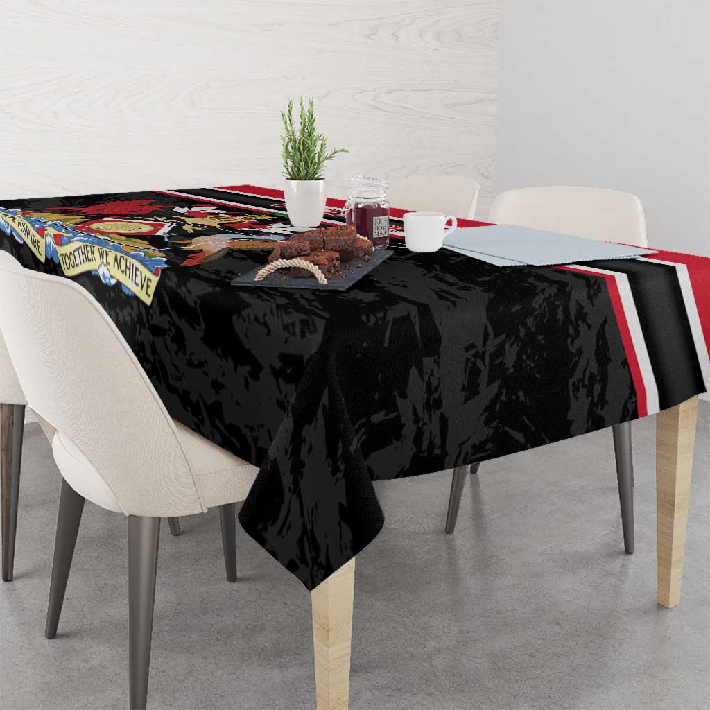 Trinidad and Tobago Tablecloth Together We Aspire Together We Achieve