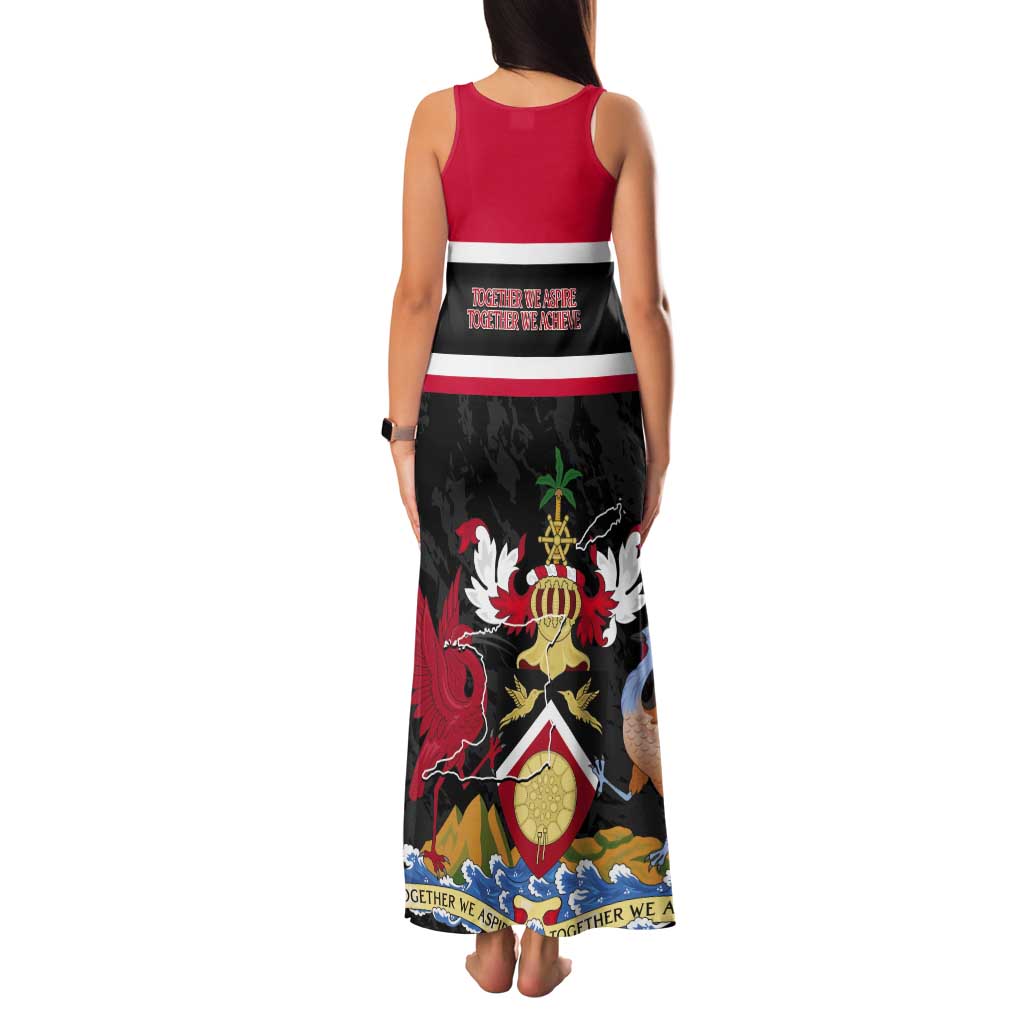 Trinidad and Tobago Tank Maxi Dress Together We Aspire Together We Achieve