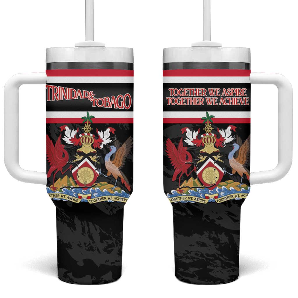 Trinidad and Tobago Tumbler With Handle Together We Aspire Together We Achieve