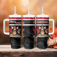 Trinidad and Tobago Tumbler With Handle Together We Aspire Together We Achieve