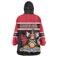 Trinidad and Tobago Wearable Blanket Hoodie Together We Aspire Together We Achieve