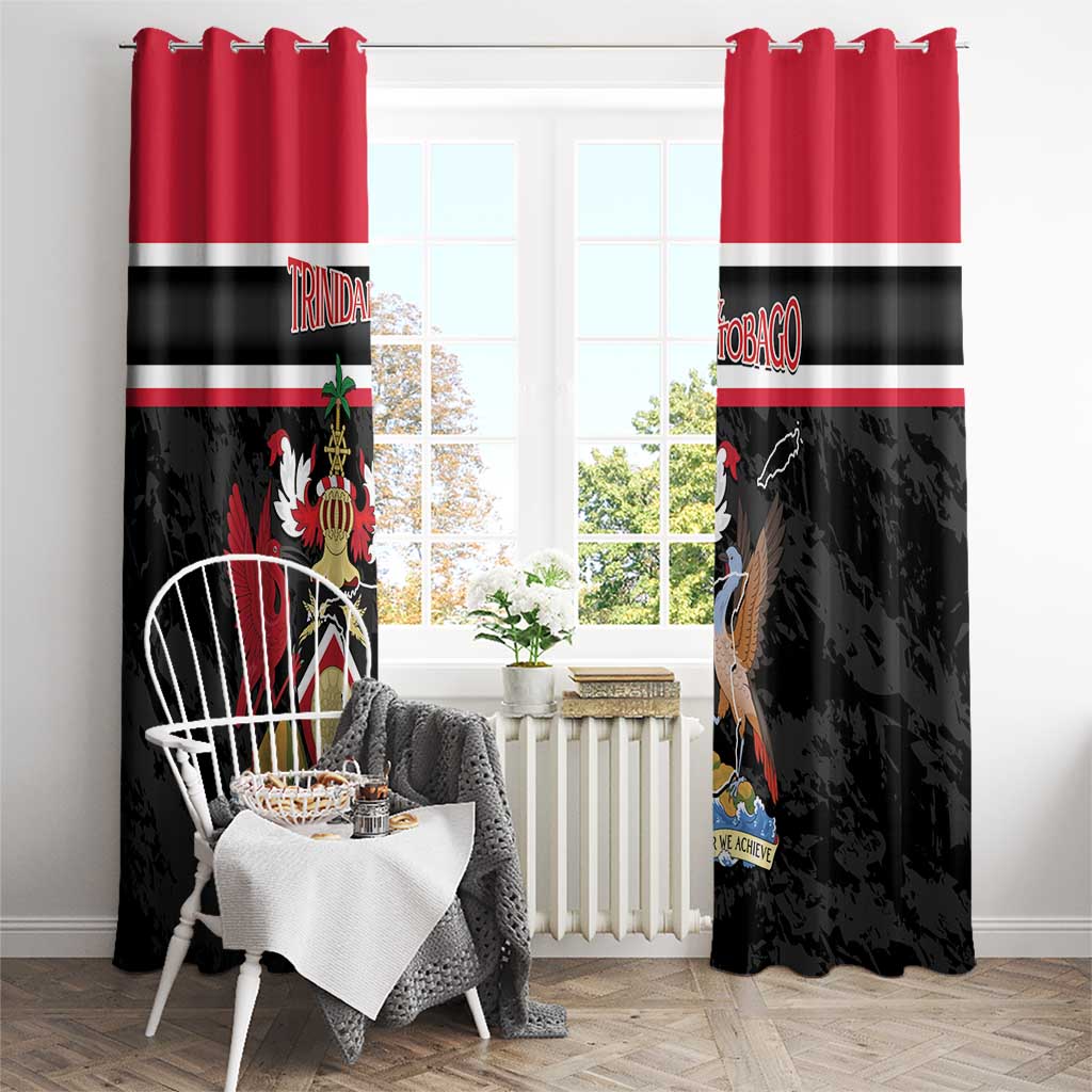 Trinidad and Tobago Window Curtain Together We Aspire Together We Achieve