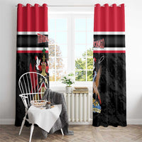 Trinidad and Tobago Window Curtain Together We Aspire Together We Achieve