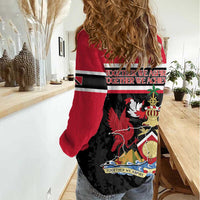Trinidad and Tobago Women Casual Shirt Together We Aspire Together We Achieve