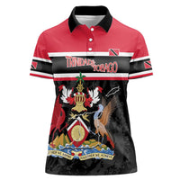 Trinidad and Tobago Women Polo Shirt Together We Aspire Together We Achieve