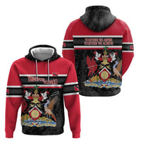 Trinidad and Tobago Zip Hoodie Together We Aspire Together We Achieve