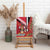 Trinidad and Tobago Canvas Wall Art Coat Of Arms With Chaconia Flower