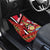 Trinidad and Tobago Car Mats Coat Of Arms With Chaconia Flower