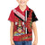 Trinidad and Tobago Kid Hawaiian Shirt Coat Of Arms With Chaconia Flower