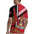 Trinidad and Tobago Rugby Jersey Coat Of Arms With Chaconia Flower