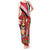 Trinidad and Tobago Tank Maxi Dress Coat Of Arms With Chaconia Flower
