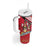 Trinidad and Tobago Tumbler With Handle Coat Of Arms With Chaconia Flower