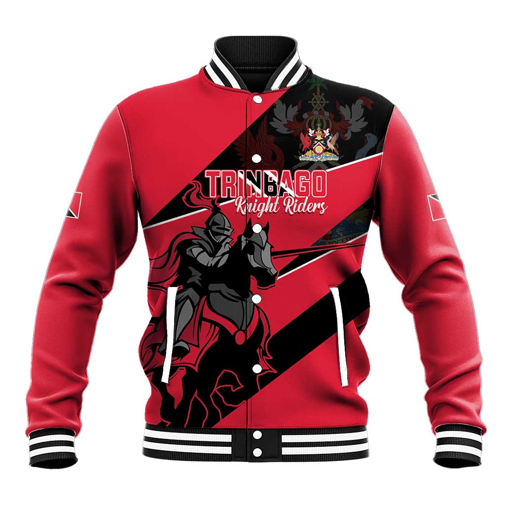 Custom Trinidad and Tobago Cricket Baseball Jacket Come On Trinbago Knight Riders