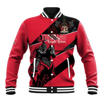 Custom Trinidad and Tobago Cricket Baseball Jacket Come On Trinbago Knight Riders