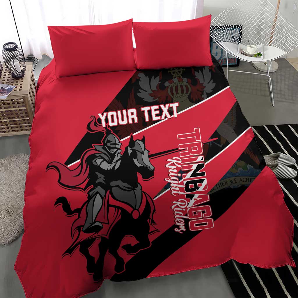 Custom Trinidad and Tobago Cricket Bedding Set Come On Trinbago Knight Riders