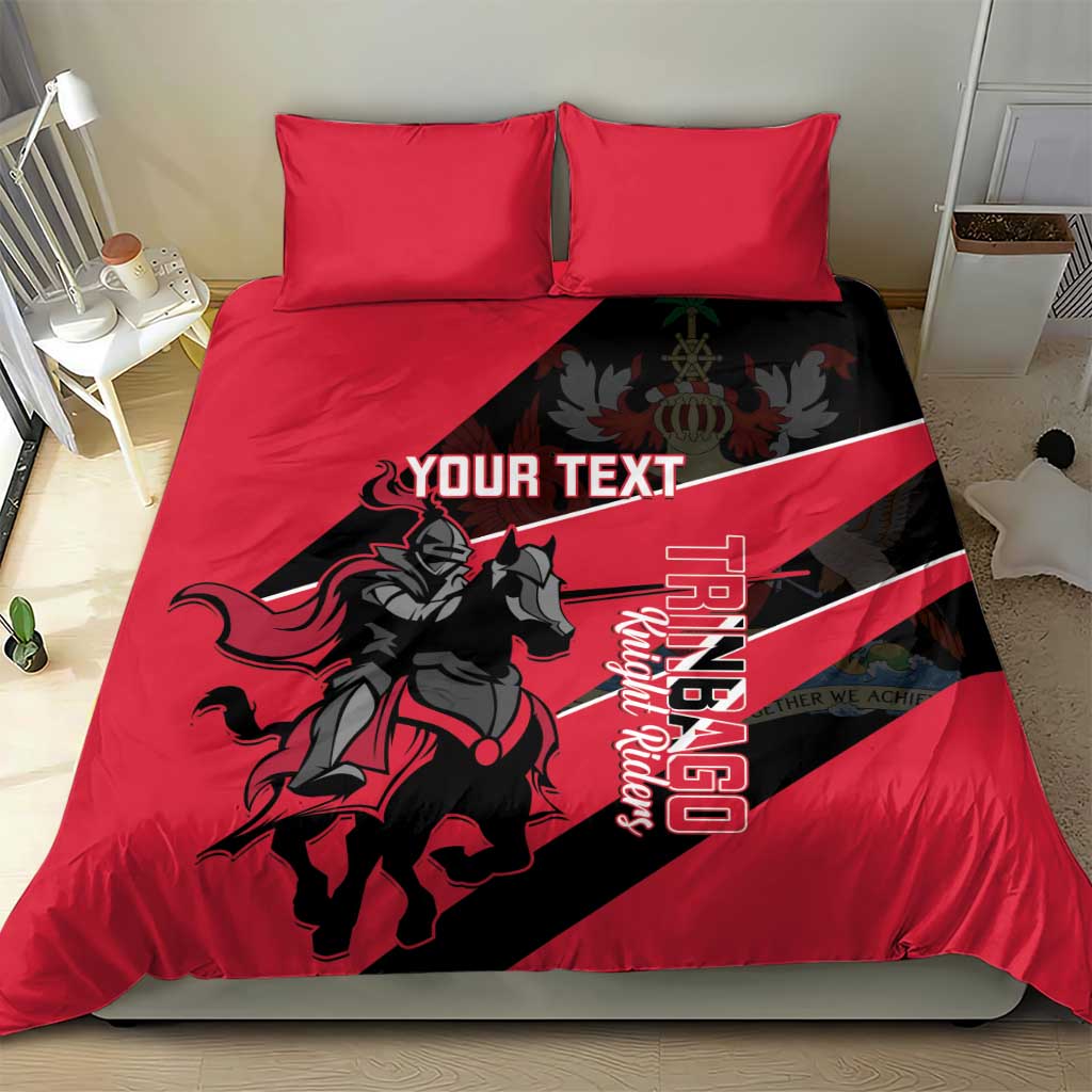 Custom Trinidad and Tobago Cricket Bedding Set Come On Trinbago Knight Riders