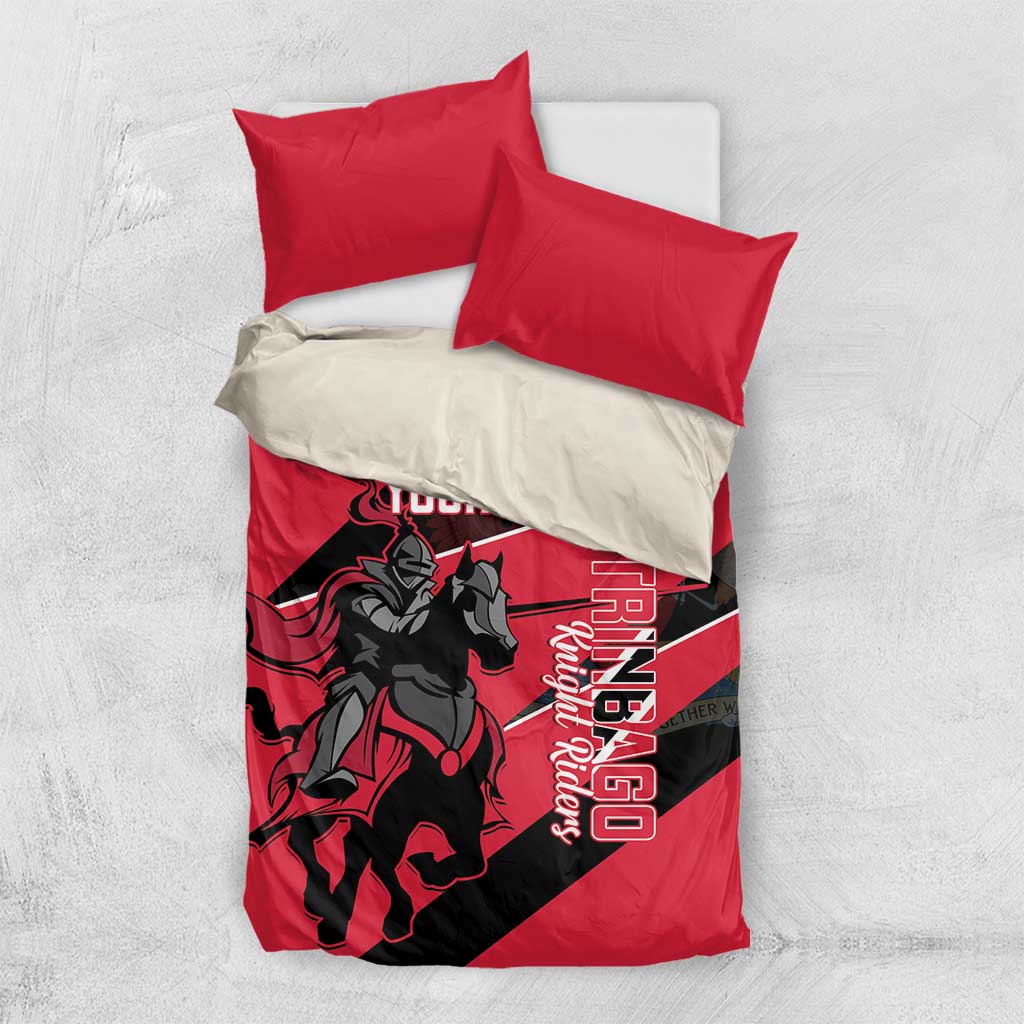 Custom Trinidad and Tobago Cricket Bedding Set Come On Trinbago Knight Riders