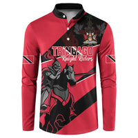 Custom Trinidad and Tobago Cricket Button Sweatshirt Come On Trinbago Knight Riders