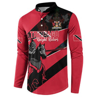 Custom Trinidad and Tobago Cricket Button Sweatshirt Come On Trinbago Knight Riders