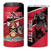 Custom Trinidad and Tobago Cricket 4 in 1 Can Cooler Tumbler Come On Trinbago Knight Riders