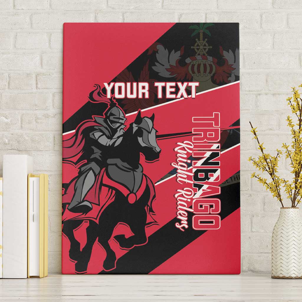 Custom Trinidad and Tobago Cricket Canvas Wall Art Come On Trinbago Knight Riders