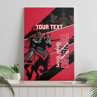 Custom Trinidad and Tobago Cricket Canvas Wall Art Come On Trinbago Knight Riders