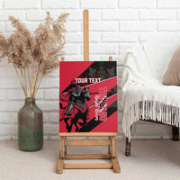 Custom Trinidad and Tobago Cricket Canvas Wall Art Come On Trinbago Knight Riders