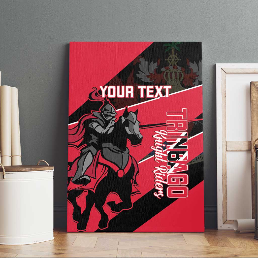Custom Trinidad and Tobago Cricket Canvas Wall Art Come On Trinbago Knight Riders