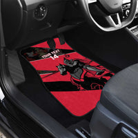Custom Trinidad and Tobago Cricket Car Mats Come On Trinbago Knight Riders