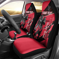 Custom Trinidad and Tobago Cricket Car Seat Cover Come On Trinbago Knight Riders