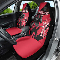 Custom Trinidad and Tobago Cricket Car Seat Cover Come On Trinbago Knight Riders