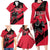 Custom Trinidad and Tobago Cricket Family Matching Long Sleeve Bodycon Dress and Hawaiian Shirt Come On Trinbago Knight Riders