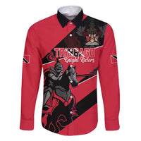 Custom Trinidad and Tobago Cricket Family Matching Long Sleeve Bodycon Dress and Hawaiian Shirt Come On Trinbago Knight Riders