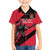 Custom Trinidad and Tobago Cricket Family Matching Off The Shoulder Long Sleeve Dress and Hawaiian Shirt Come On Trinbago Knight Riders