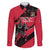 Custom Trinidad and Tobago Cricket Family Matching Tank Maxi Dress and Hawaiian Shirt Come On Trinbago Knight Riders