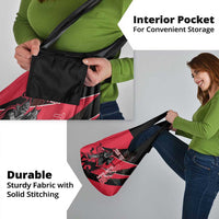 Custom Trinidad and Tobago Cricket Grocery Bag Come On Trinbago Knight Riders