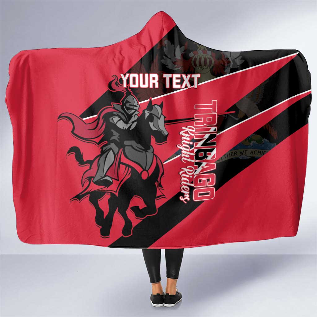 Custom Trinidad and Tobago Cricket Hooded Blanket Come On Trinbago Knight Riders