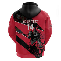 Custom Trinidad and Tobago Cricket Hoodie Come On Trinbago Knight Riders