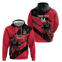 Custom Trinidad and Tobago Cricket Hoodie Come On Trinbago Knight Riders