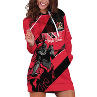 Custom Trinidad and Tobago Cricket Hoodie Dress Come On Trinbago Knight Riders