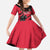 Custom Trinidad and Tobago Cricket Kid Short Sleeve Dress Come On Trinbago Knight Riders