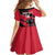 Custom Trinidad and Tobago Cricket Kid Short Sleeve Dress Come On Trinbago Knight Riders