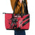 Custom Trinidad and Tobago Cricket Leather Tote Bag Come On Trinbago Knight Riders