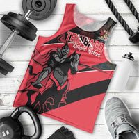 Custom Trinidad and Tobago Cricket Men Tank Top Come On Trinbago Knight Riders