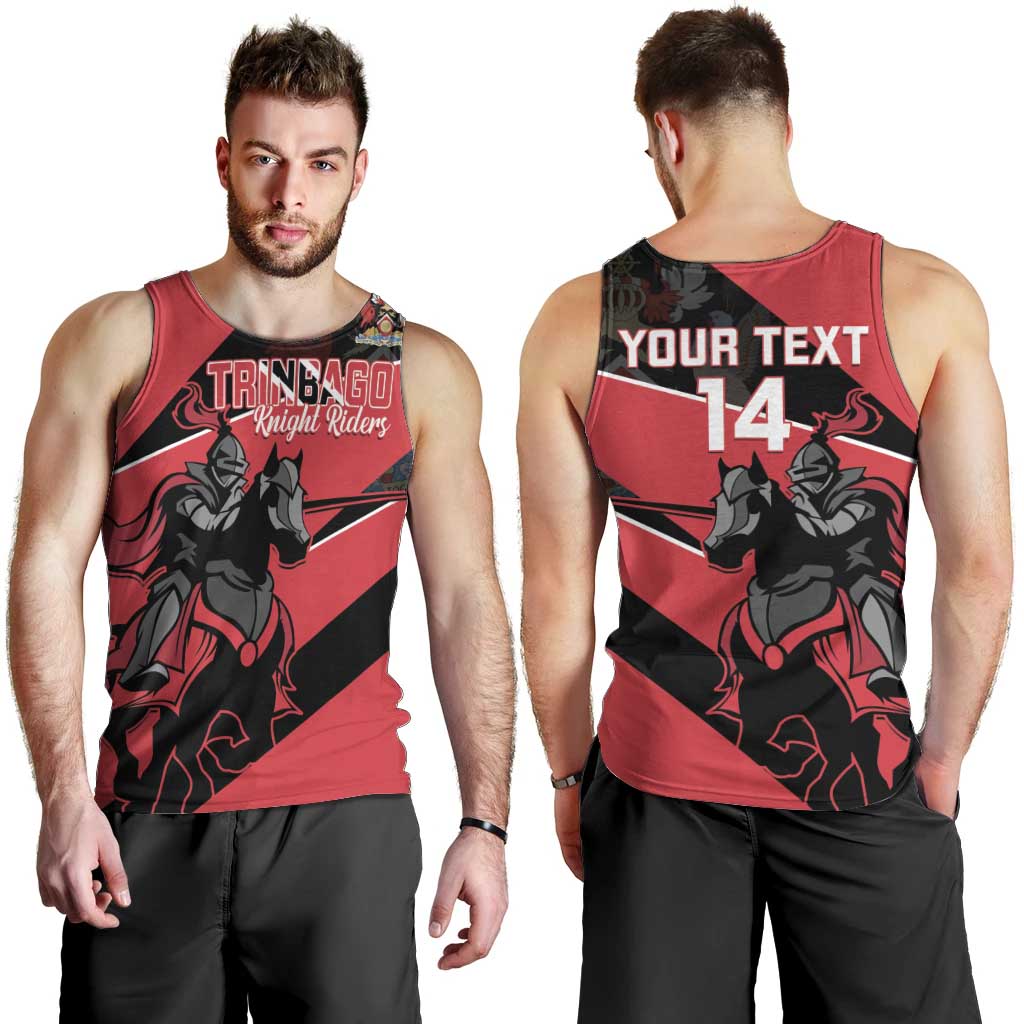 Custom Trinidad and Tobago Cricket Men Tank Top Come On Trinbago Knight Riders